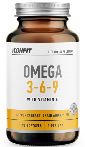 ICONFIT Omega 3-6-9 mīkstās kapsulas 90 gab. uztura bagātinātājs