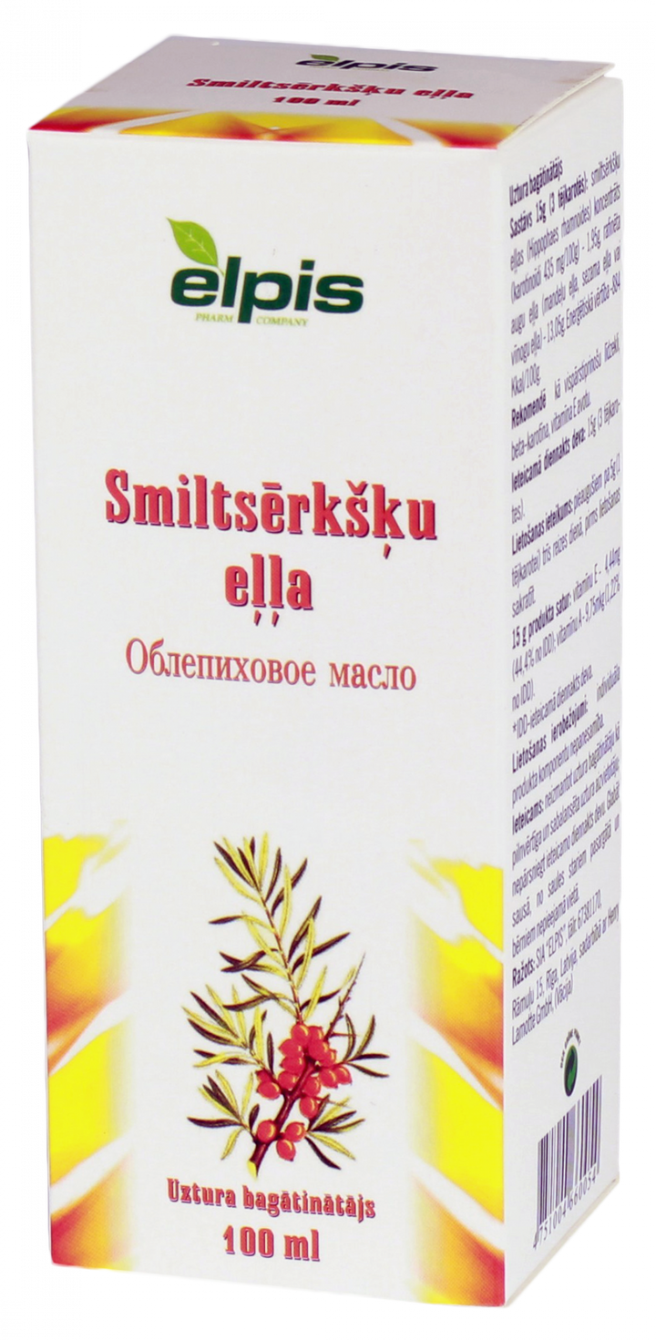 ELPIS Smiltsērkšķu eļļa 100 ml