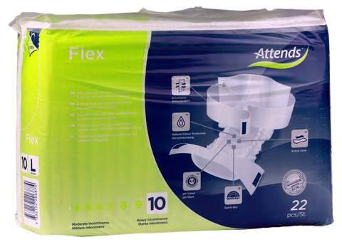 ATTENDS Flex L autiņbiksītes ar 22 gabalu skaitu
