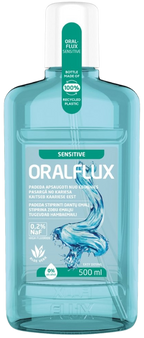 ORALFLUX Mutes skalojamais līdzeklis jutīgiem zobiem, 500 ml