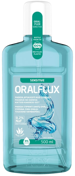 ORALFLUX Mutes skalojamais līdzeklis jutīgiem zobiem, 500 ml