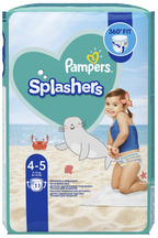 PAMPERS Splashers 4 autiņbiksītes peldēšanai (9-15 kg), 11 gab.