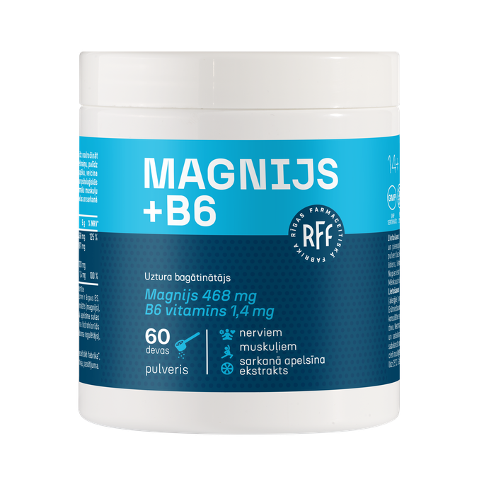 Magnijs + B6 pulveris, RFF, 300 g