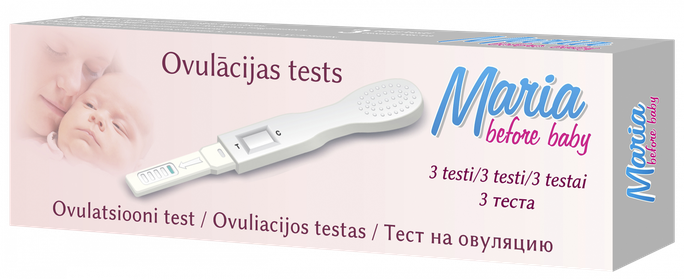 Maria Before Baby testi ovulācijai, 3 gab.
