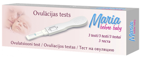 Maria Before Baby testi ovulācijai, 3 gab.