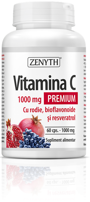 Premium C vitamīna kapsulas ZENYTH, 60 kapsulas