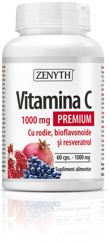 Premium C vitamīna kapsulas ZENYTH, 60 kapsulas