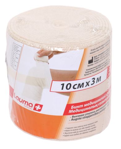 Elastīga medicīniskā saite 3 m x 10 cm LAUMA MEDICAL, 1 gab.