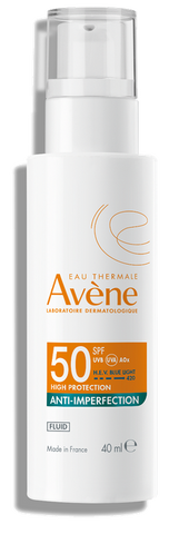 AVÈNE SPF 50 Anti-Imperfection fluīds jutīgai ādai, 40 ml