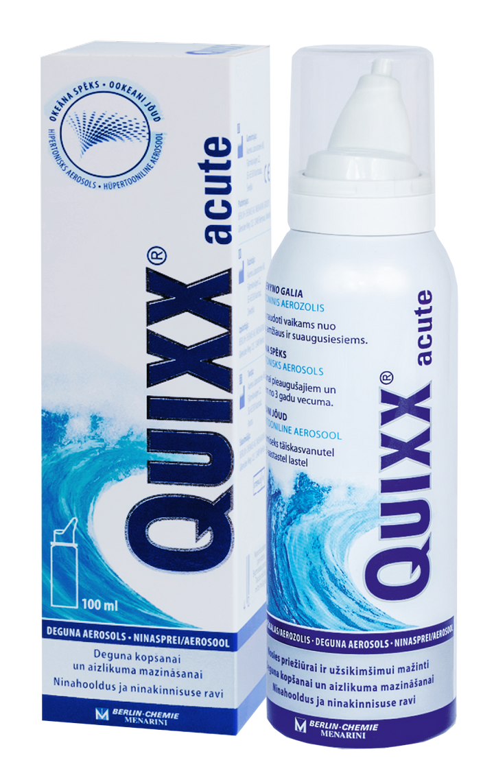 QUIXX Acute deguna aerosols 100 ml pret kongestiju