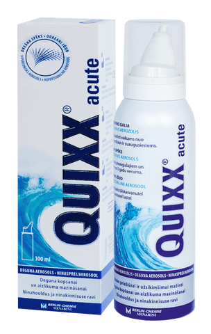QUIXX Acute deguna aerosols 100 ml pret kongestiju