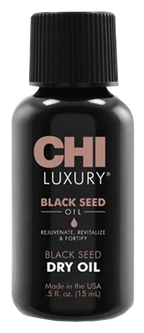 CHI Luxury melno ķimeņu sausā eļļa matu kopšanai, 15 ml