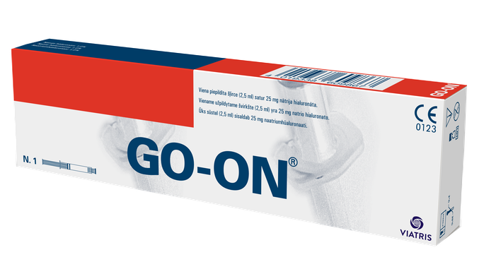 GO-ON 25 mg 2.5 ml šļirce, 1 gab.