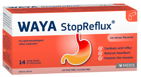 WAYA StopReflux - 14 paciņas pret gastroezofageālo atviļņu
