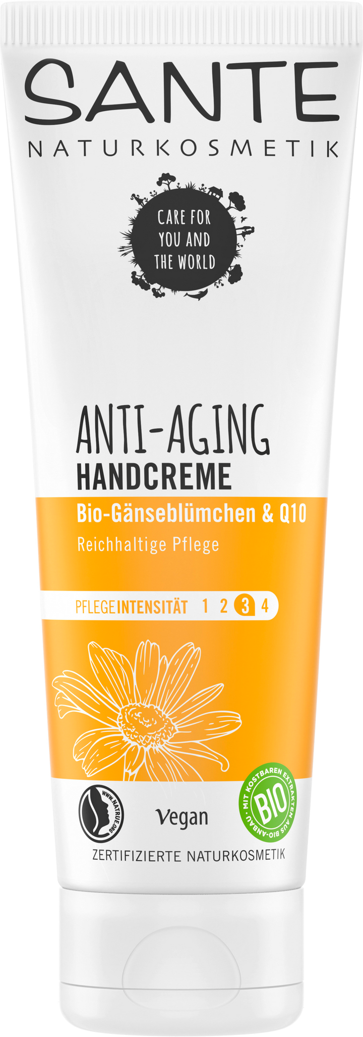 SANTE Anti Aging roku krēms ar bioloģiskām paliānēm un Q10, 75 ml
