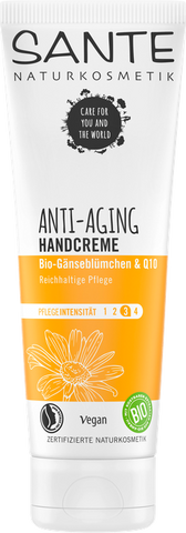 SANTE Anti Aging roku krēms ar bioloģiskām paliānēm un Q10, 75 ml