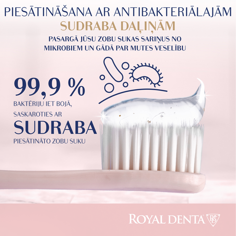 ROYAL DENTA Silver Super Soft — īpaši mīksta zobu birste, 1 vienība