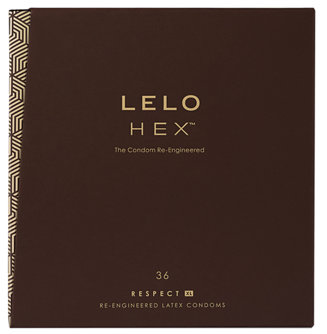 LELO HEX Respect XL – prezervatīvi, 36 gabali