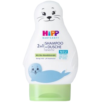 HIPP Babysanft mazgāšanās un matu šampūns, 200 ml