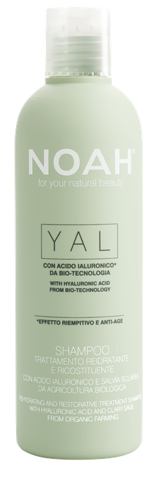 NOAH Yal Filler ar hialodronu: šampūns matiem, 250 ml