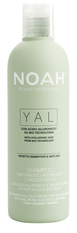 NOAH Yal Filler ar hialodronu: šampūns matiem, 250 ml