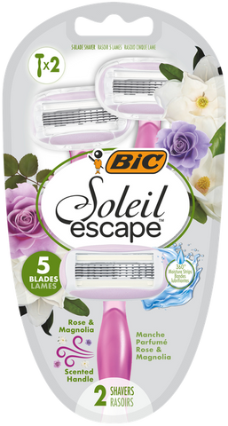 BIC Soleil Escape Rose & Magnolia vienreizlietojamie skavas, 2 gab.
