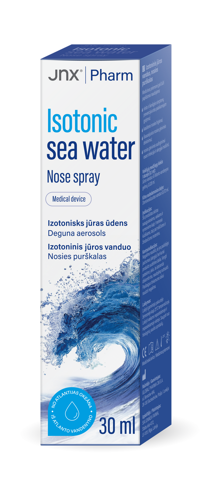 JONAX Deguna aerosols ar izotoniskiem jūras ūdeņiem, 30 ml
