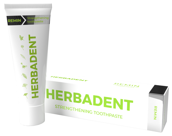 HERBADENT Remin zobu pasta remineralizējošā, 75 g
