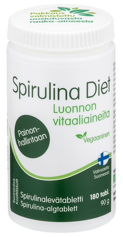SPIRULINA Diētas tabletes 180 gab.