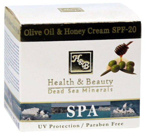 HEALTH&BEAUTY Sejas krēms ar Nāves jūras minerāliem, olīveļļu un medu, 50 ml