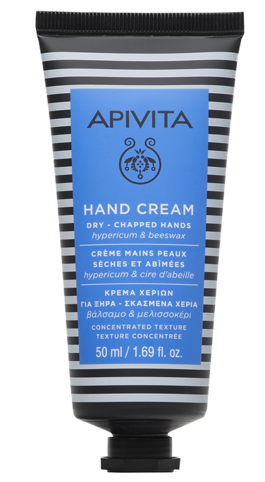APIVITA Roku krēms sausām un saplaisājušām rokām ar Jāņu zāli un bišu vasku, 50 ml