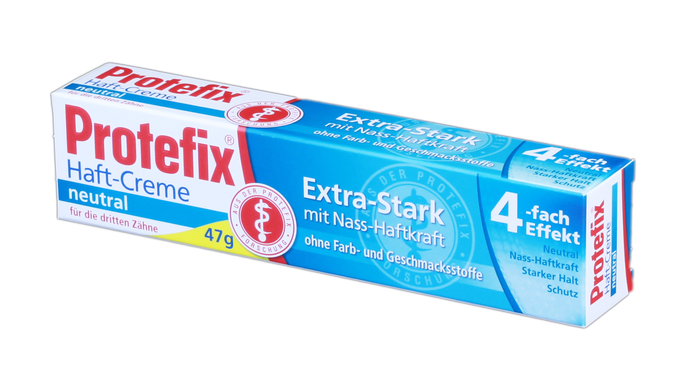 Protefix Half-Creme Neitrāla zobu protēžu fiksējošā pasta, 47 g