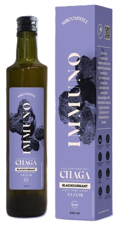 SHROOMWELL Immuno eliksīrs 500 ml, imunitātes stiprināšanai