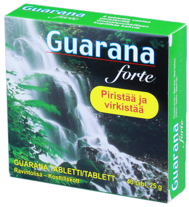 GUARANA FORTE 40 tabletiņu iepakojums