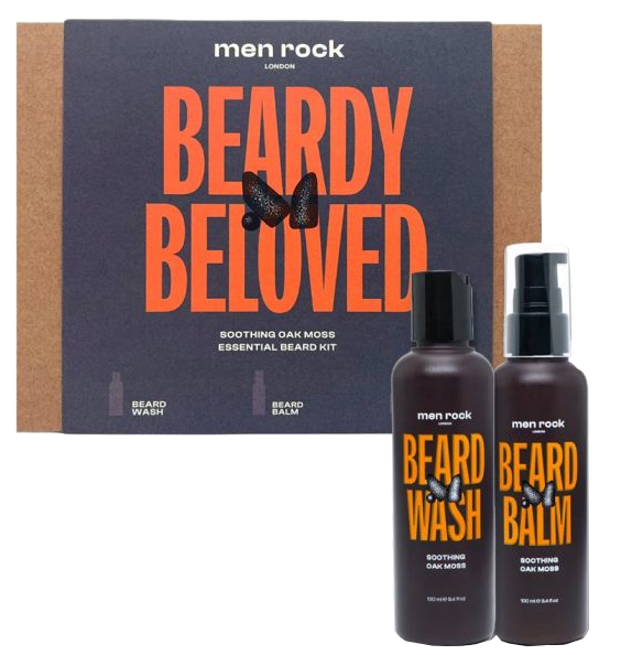 MEN ROCK Oak Beard Duo komplekts, 1 gab.