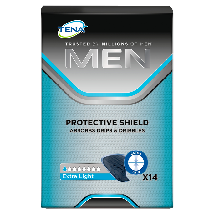 TENA Men Protective Shield 0. līmeņa uroloģiskie ieliktņi - 14 gab.
