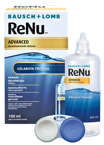 ReNu Advanced daudzfunkcionālais šķīdums mīkstajām kontaktlēcām, 100 ml