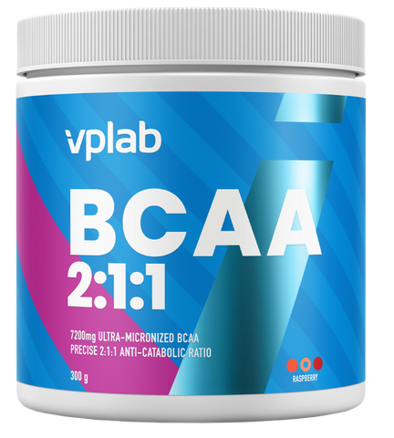VPLAB BCAA 2:1:1 Raspberries, pulverīts 300 g