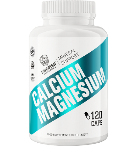 Kalcija un Magnija kapsulas SWEDISH SUPPLEMENTS, 120 gab.