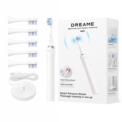 DREAME Sonic NB01 White skaņveida zobu tīrīšanas ierīce, 1 gab.