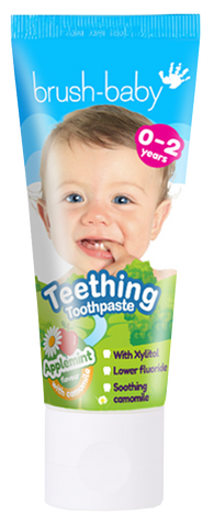Zobu pasta BRUSH BABY 50 ml bērniem (0–2 gadi) ar kumelīti