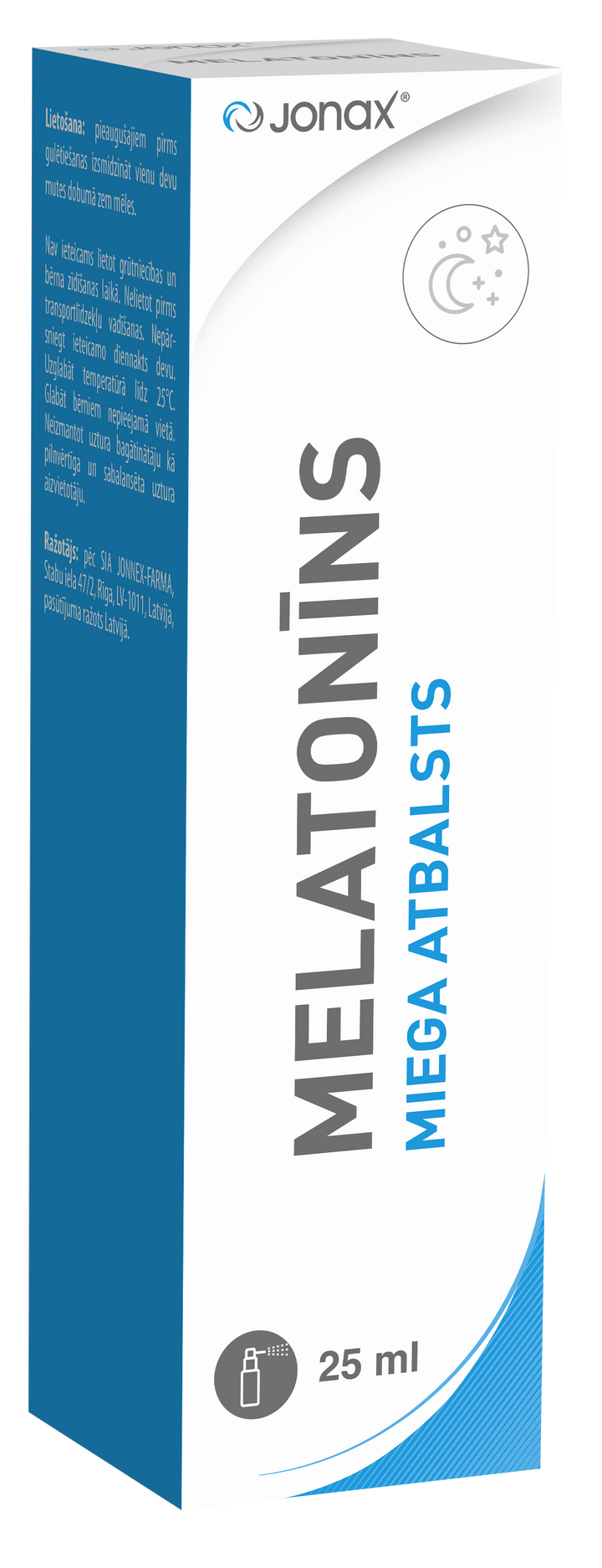 JONAX Melatonīna sprejs, 25 ml