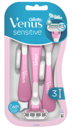 Vienreizlietojamie skuvekļi sievietēm GILLETTE Venus Smooth Sensitive, 3 gab.