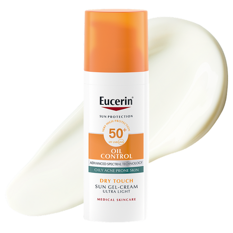 Eucerin Sun Oil Control želejkrēms SPF 50+, 50 ml saules aizsarglīdzeklis