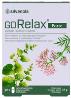 GORELAX Forte 30 kapsulu iepakojums