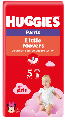HUGGIES Mega Pack 5 autiņbiksītes meitenēm, 12-17 kg svara kategorijai, 48 vienības