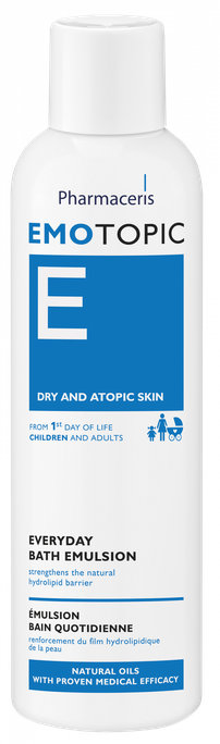 PHARMACERIS E Emotopic emulsija 400 ml vannas produkts