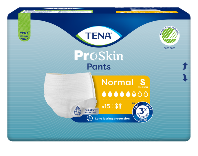 TENA ProSkin Pants Normal S urīna nesaturēšanas biksītes, 15 gab.