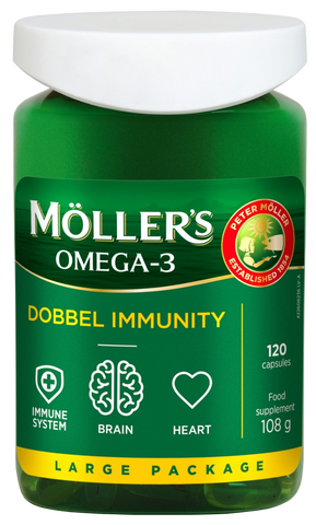 MOLLERS Dobbel Immunity 120 kapsulas imunitātei
