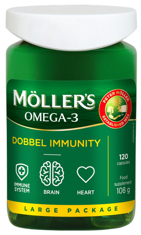 MOLLERS Dobbel Immunity 120 kapsulas imunitātei